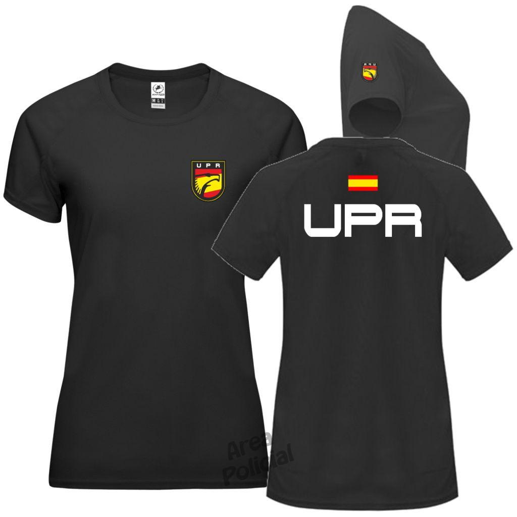 Camiseta Policía Nacional UPR Bandera Mujer