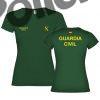 Camiseta Guardia Civil verde clásica mujer