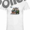 Camiseta Caricatura Guardia Civil Fiscal hombre blanca