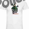 Camiseta Caricatura Guardia Civil seprona moto hombre blanca