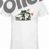 Camiseta Caricatura Guardia Civil trafico alfa hombre blanca