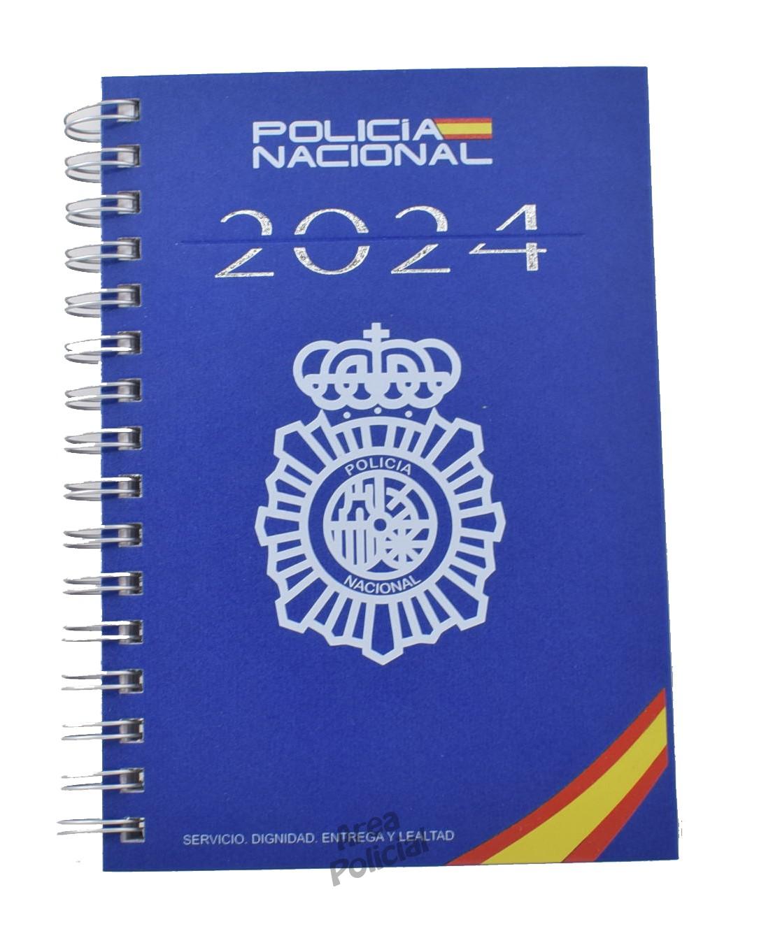 Agenda 2024 frontal CNP azul