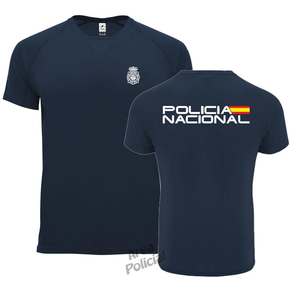 Camiseta Policía Nacional Moderna Azul