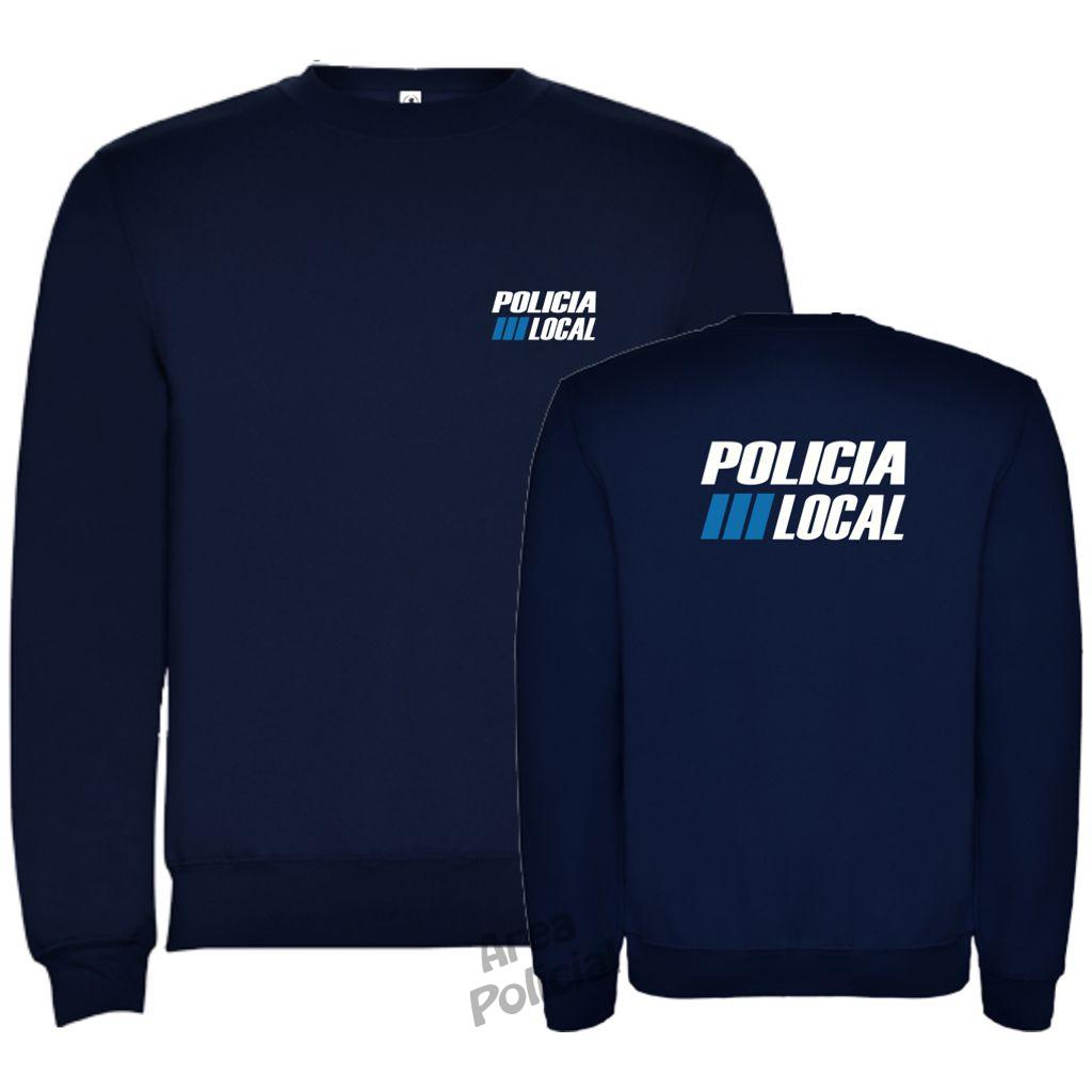Sudadera Policía Local Clásica Azul